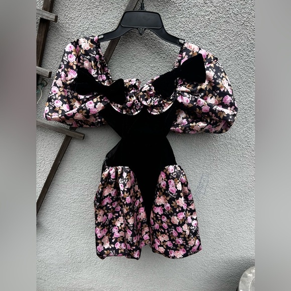 For Love & Lemons Kate Mini Dress Pink New with Tags! - Picture 5 of 11